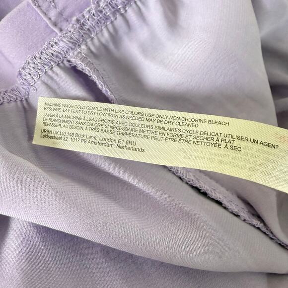 Free People NWT Neon Nights Asymmetric Lace Slip Skirt Fairy Whimsy Romantic M - Picture 7 of 7